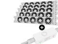 Heatfan 5 - radiatorventilator cinco - wit + touch sensor