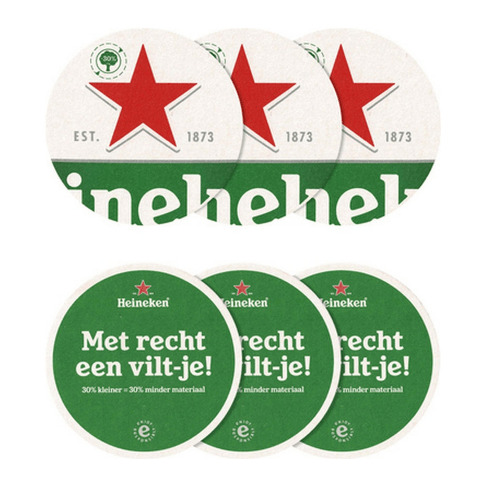 Heineken vilt (4x100 stuks)