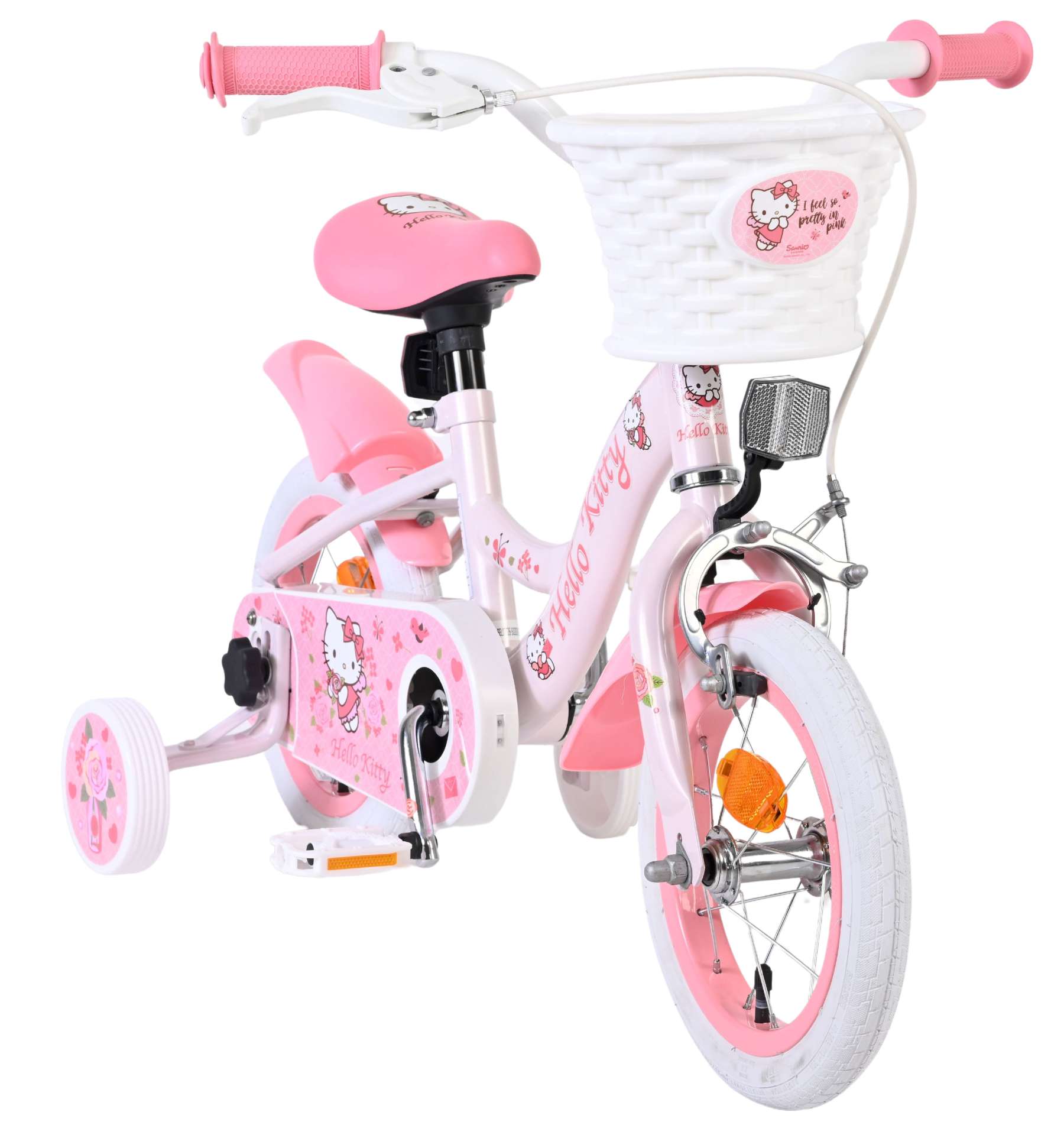 Volare hello kitty kinderfiets - meisjes - 12 inch - roze