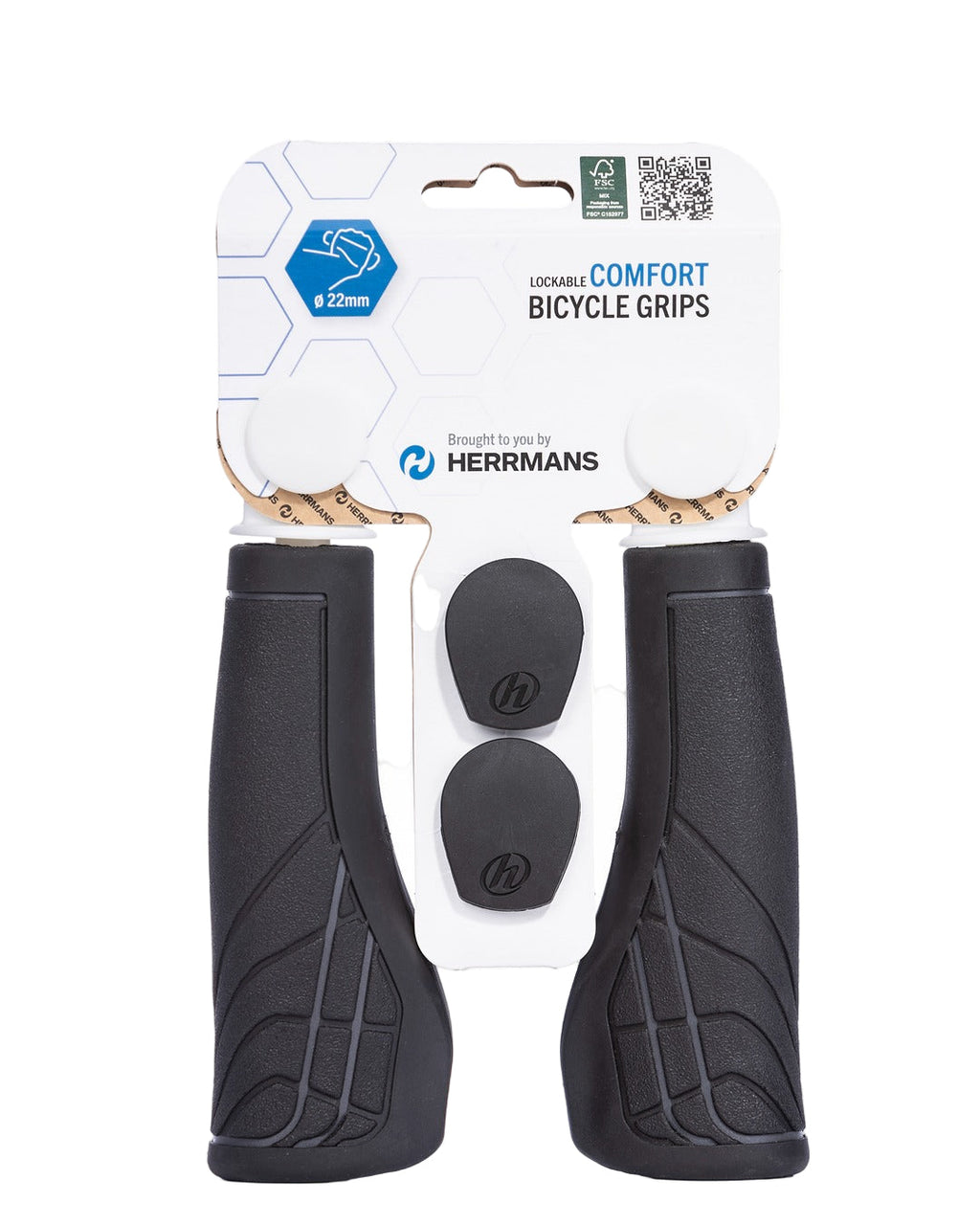 Türgriffset Herrmans Line DD36 125 mm - grau schwarz