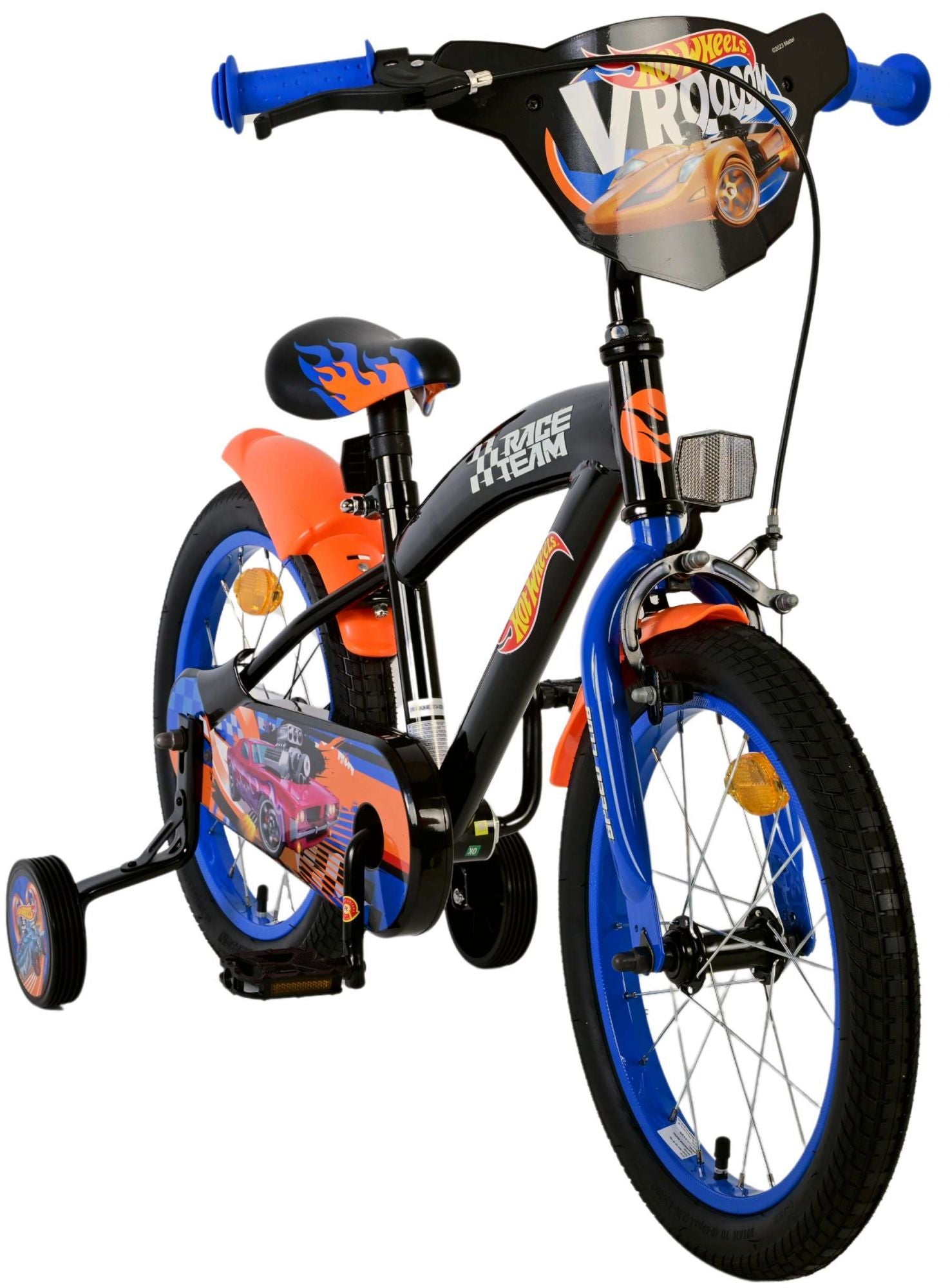Ngk hot wheels 16 inch fiets zwart oranje blauw 31656