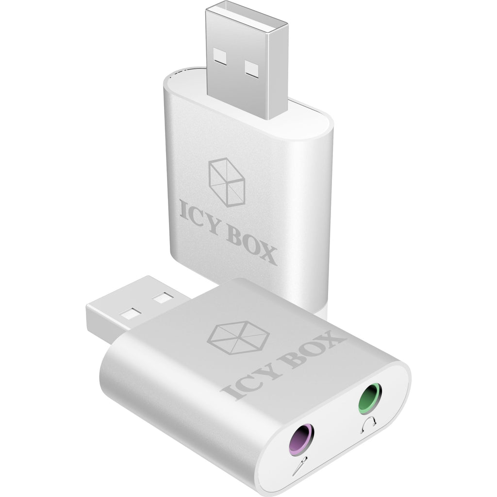 ICY BOX IB-AC527 USB-zu-Audio- und Mikrofonadapter