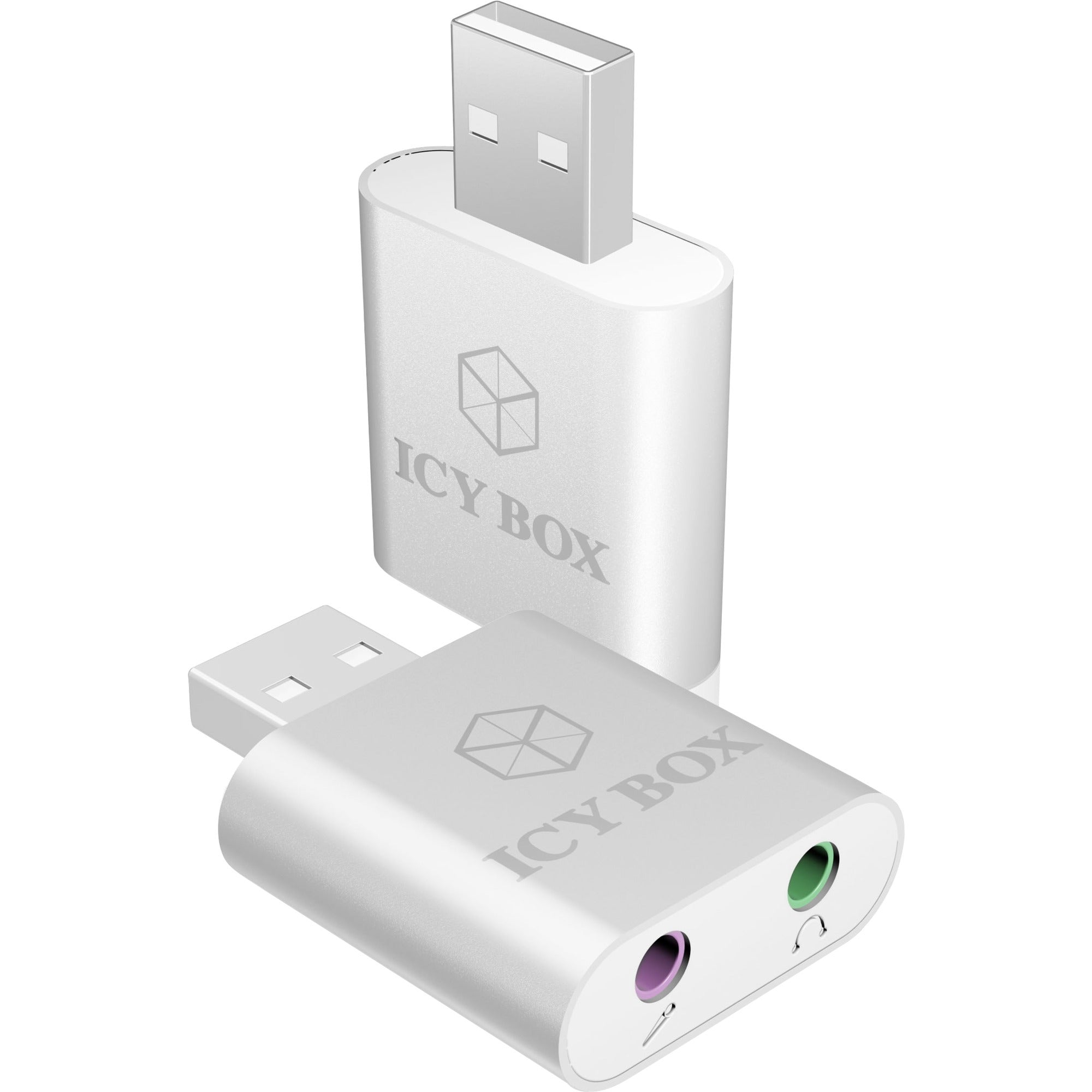 ICY BOX IB-AC527 USB-zu-Audio- und Mikrofonadapter