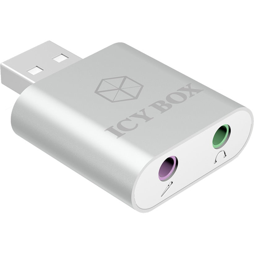 ICY BOX IB-AC527 USB-zu-Audio- und Mikrofonadapter