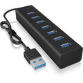 Icy box ib-hub1700-u3 usb-hub (zwart)