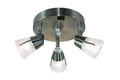 Meteor triple plafondlamp met 3 spots