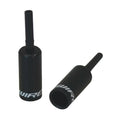 Jagwire end caps lined - 5mm brake - alloy (50pcs) - black