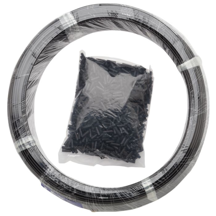Jagwire shift housing 4mm lex (end caps included) (200 m) - black