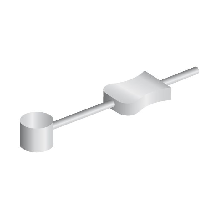 Jagwire ez handle single end straddle wire (10pcs) - silver