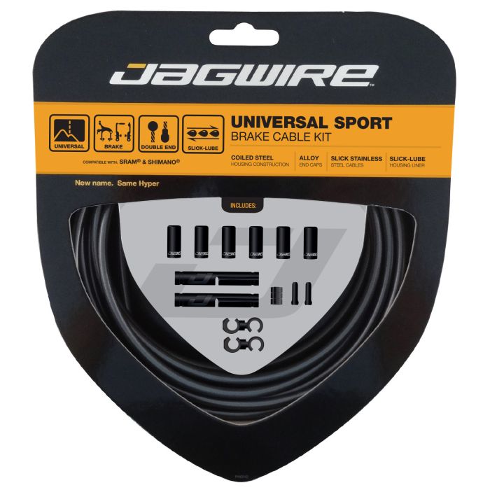 Jagwire universal sport brake kit - ice gray