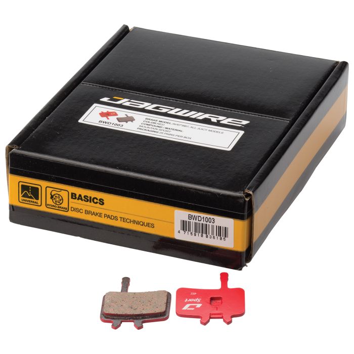 Jagwire sport semi-metallic disc brake pad - workshop (25 pairs) - avid (bb7, juicy)