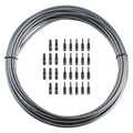 Jagwire brake housing 5mm keb slick-lube (10m + end caps) - ice gray