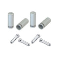 Jagwire end cap combo refill pack - silver