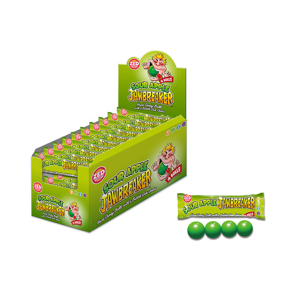 Zed candy jawbreaker sour apple (40x 4-pack)