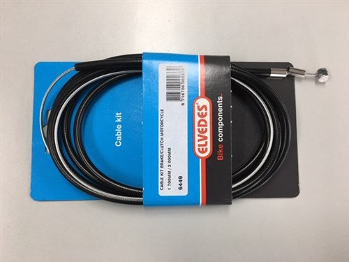Elvedes rem koppelingskabel cmpl. 8x8nippel 1,8mm 6449