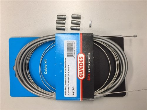 Cable Elvedes cpl gear sis silver