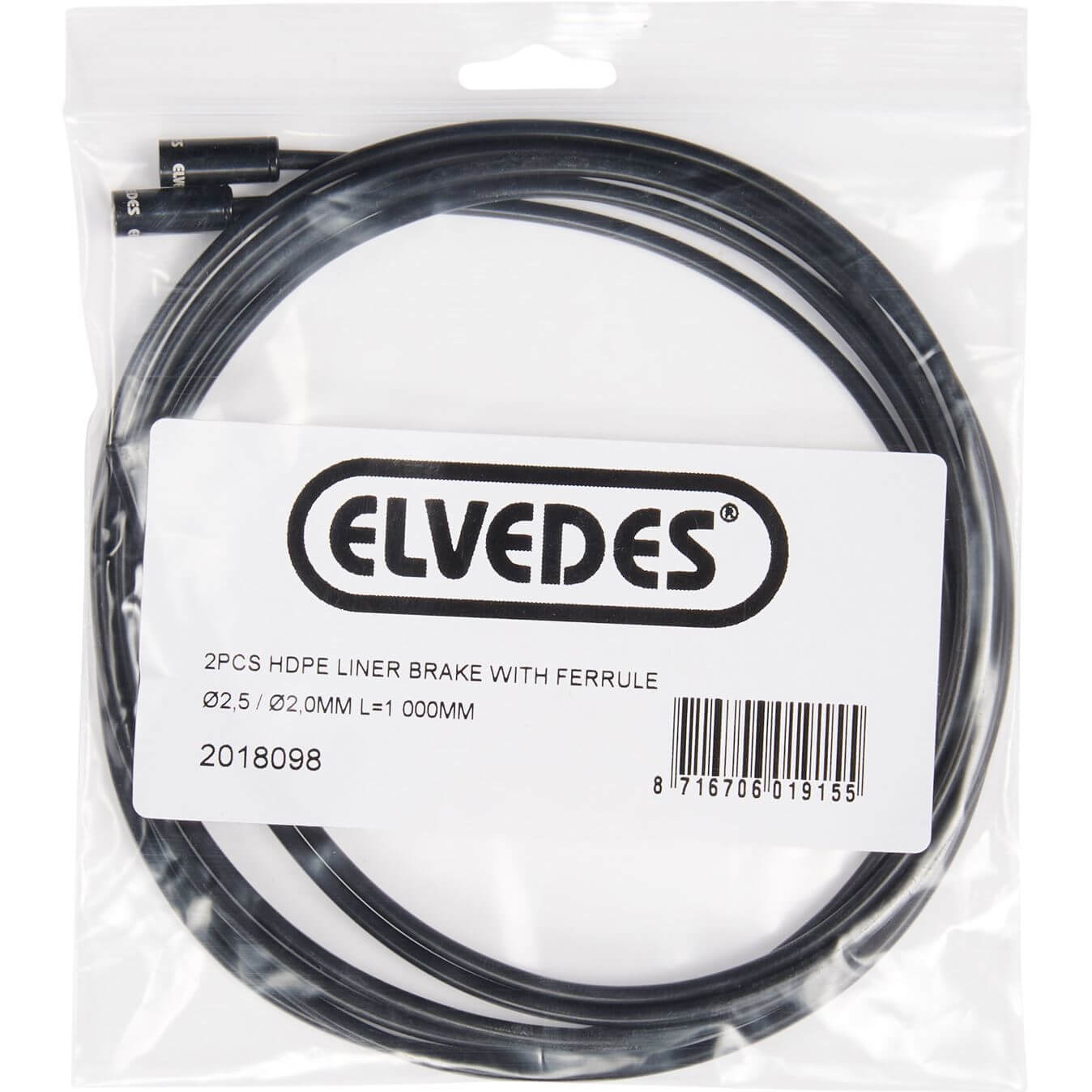 Elvedes kabed elv innerliner rem 2.5 2.0mm 1000mm ds a 2