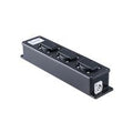 Verdeelblok vd16 3 16a 230v zwart