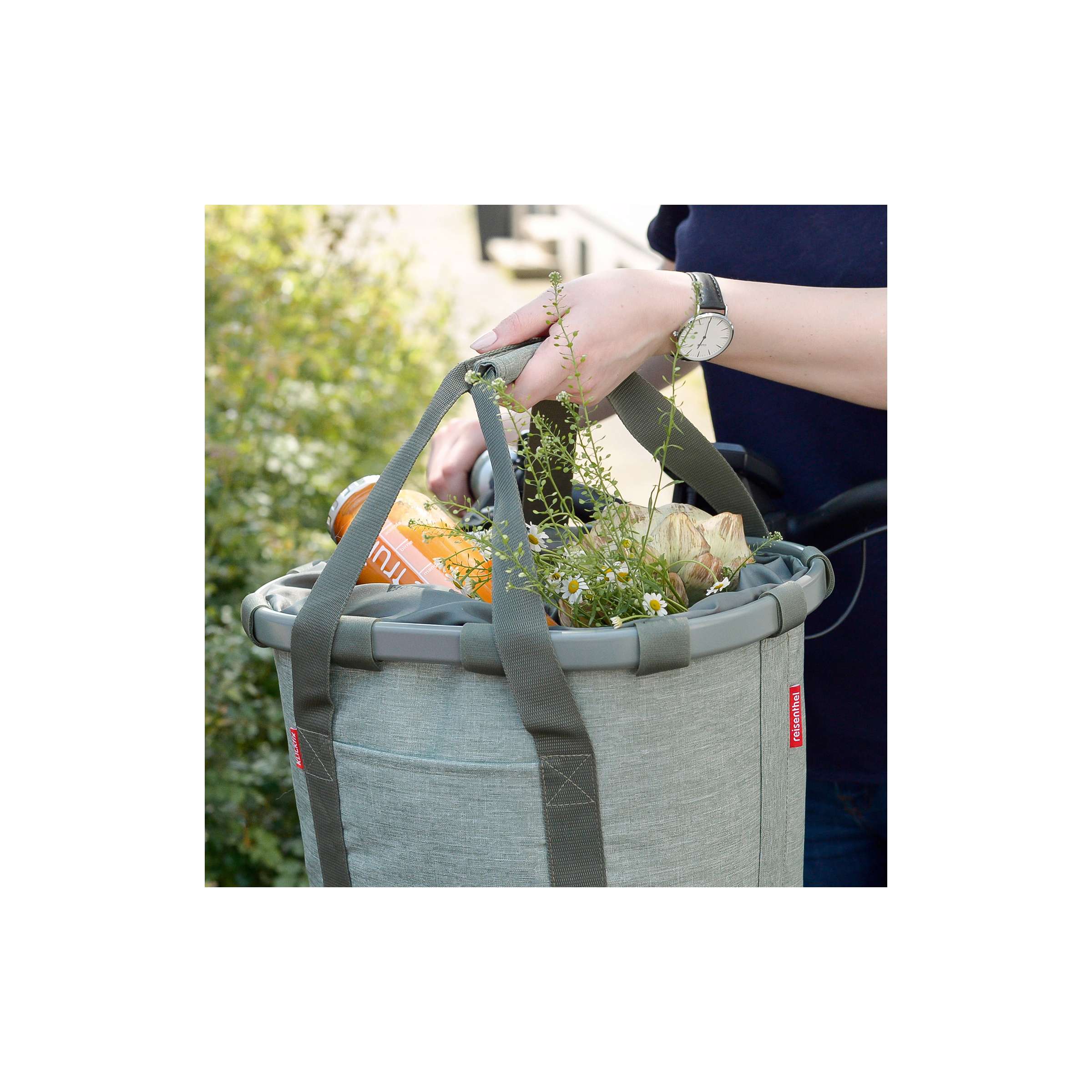 Reisenthel korb bikebasket shopping bag bikebasket twist saws