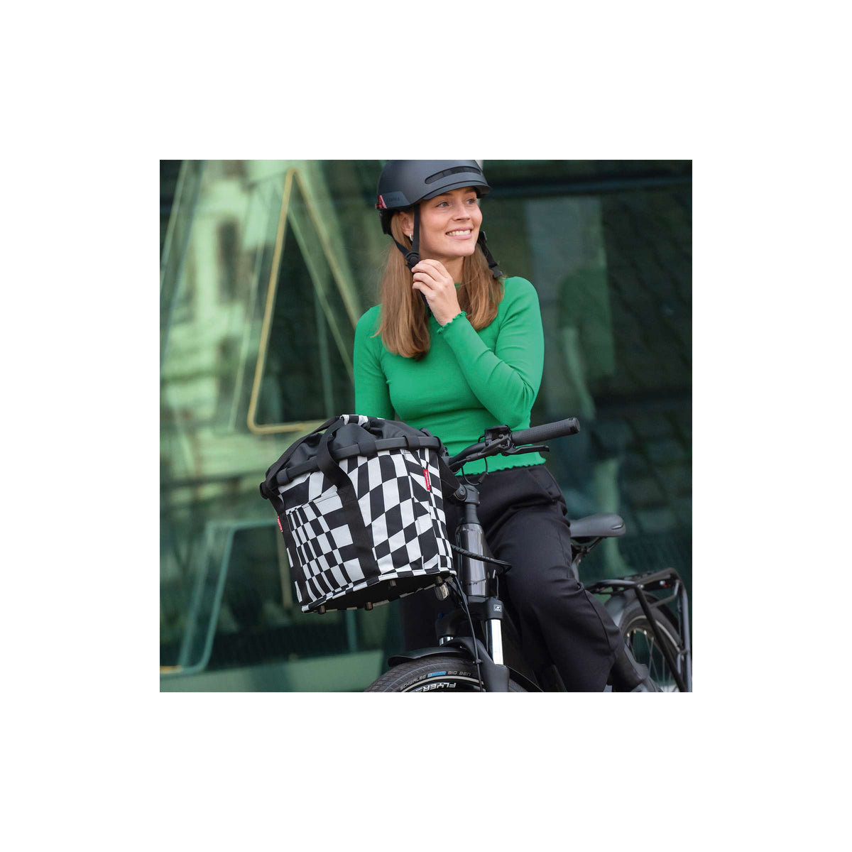 RIXEN KAUL Einkaufstasche Fahrradkorb Shop.bag rk Fahrradkorb Zebra