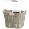 Klickfix rixen kaul fietsmand structura retro licht grijs