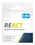 Kmc tandwielset 10v 11-42 inc. lockring spare part set