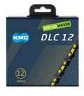 KMC Kette DLC12 schwarz-gelb 126s gewachst