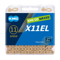 KMC Kette x11el 118l Box gewachst 11-fach Gold