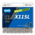 Kmc x11sl waxed - silver (nickel plated)