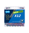 Kmc ketting x12 aurora blauw 126s waxed