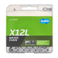 Kmc ketting x12l 12v 126l waxed zilver