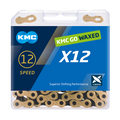 Kmc x12 waxed - ti-n - gold black