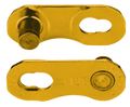 KMC-Steckverbinder, flach, goldfarben, 2 Stück