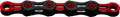 KMC DLC 10 116 Links - Rot -Schwarz - Fahrradkette