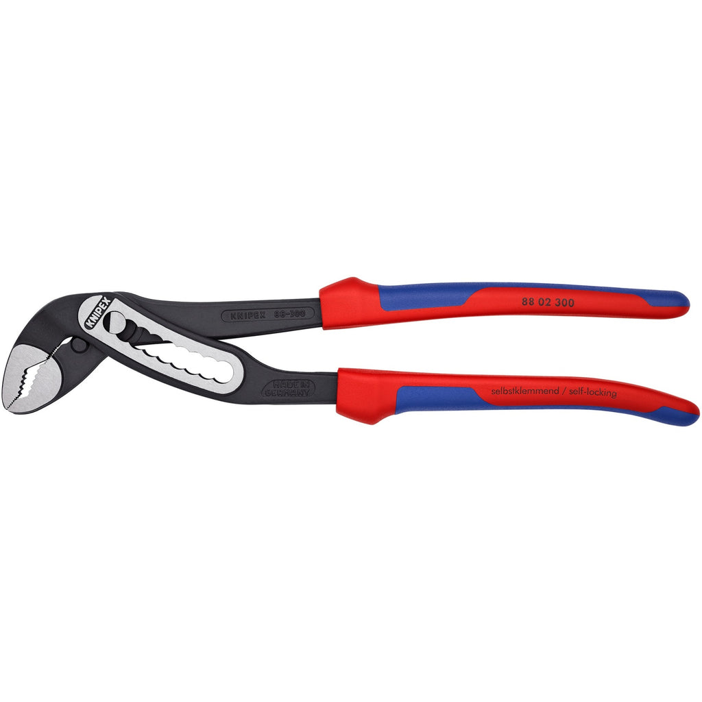Knipex alligator waterpomptang 88 02 300 zweedse- waterpomp-tang (rood blauw, 300 mm)