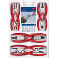 Knipex borgveertangenset 00 20 04 v01 (rood zwart, 8-delig)