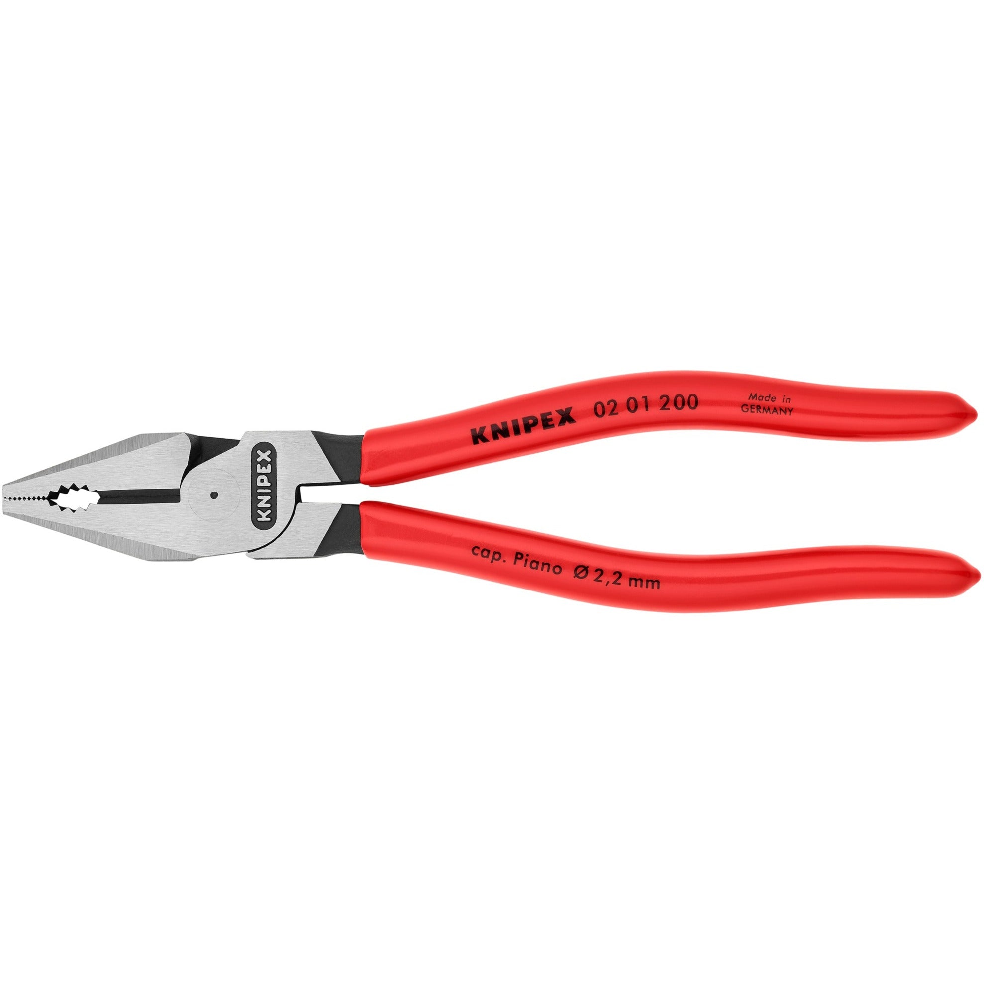 Knipex kracht-kombitang 200 mm combinatietang (rood)