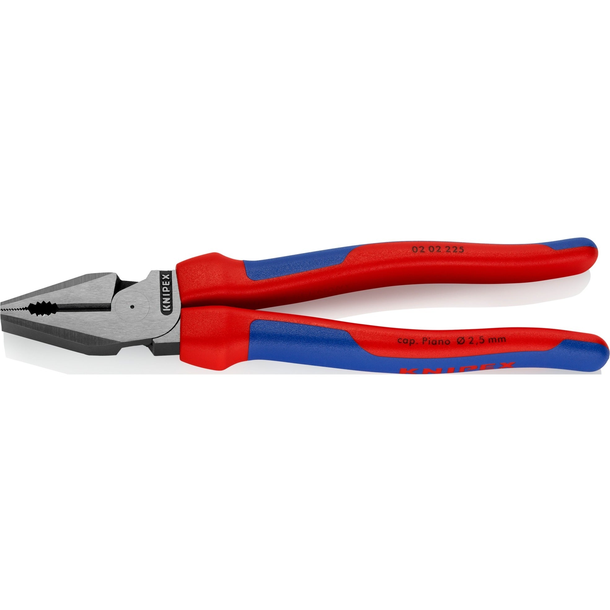 Knipex kracht-kombitang 225 mm combinatietang (rood blauw)