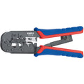 Knipex krimptang voor western-stekkers 975110 (blauw rood, rj 11 12 45 )
