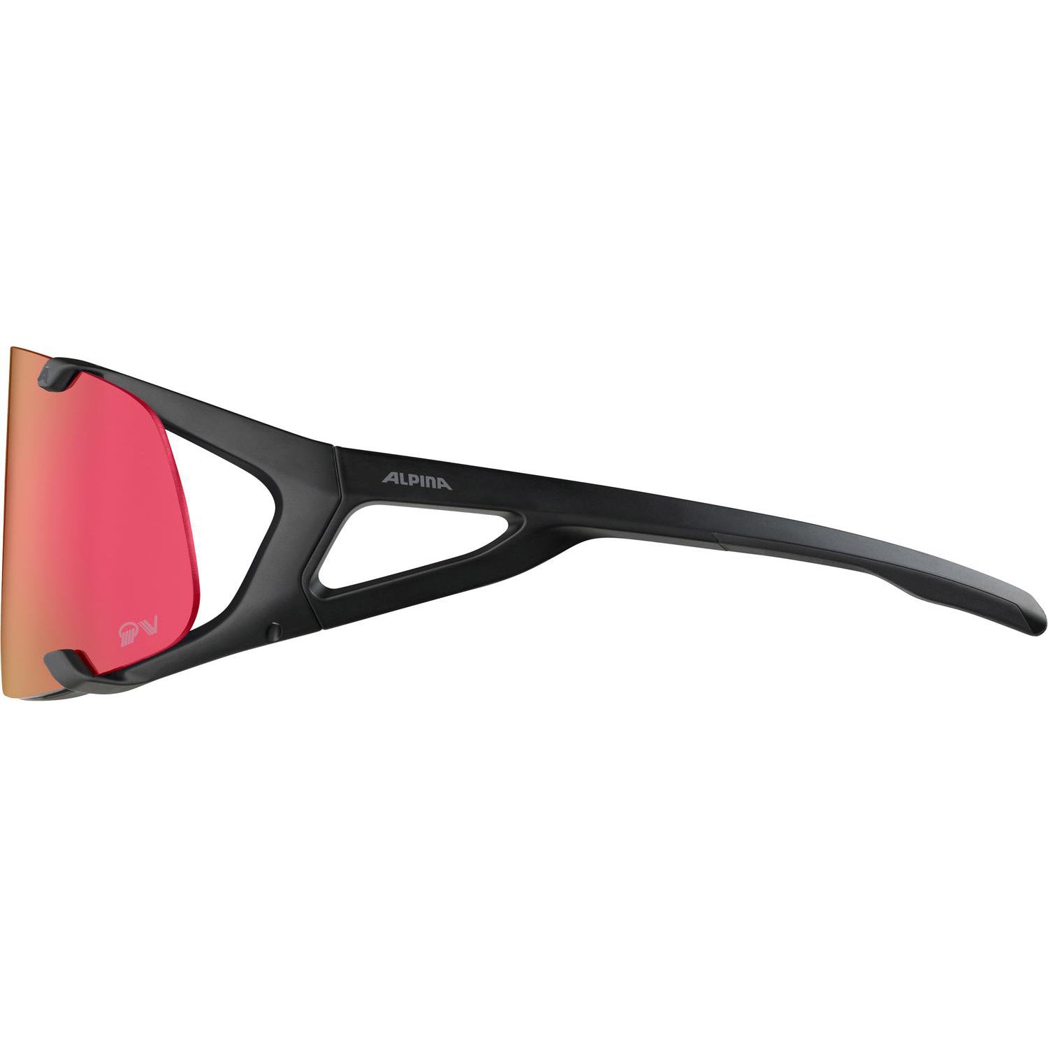 Alpina Sports Hawkeye QV Sportbrille, matt schwarz