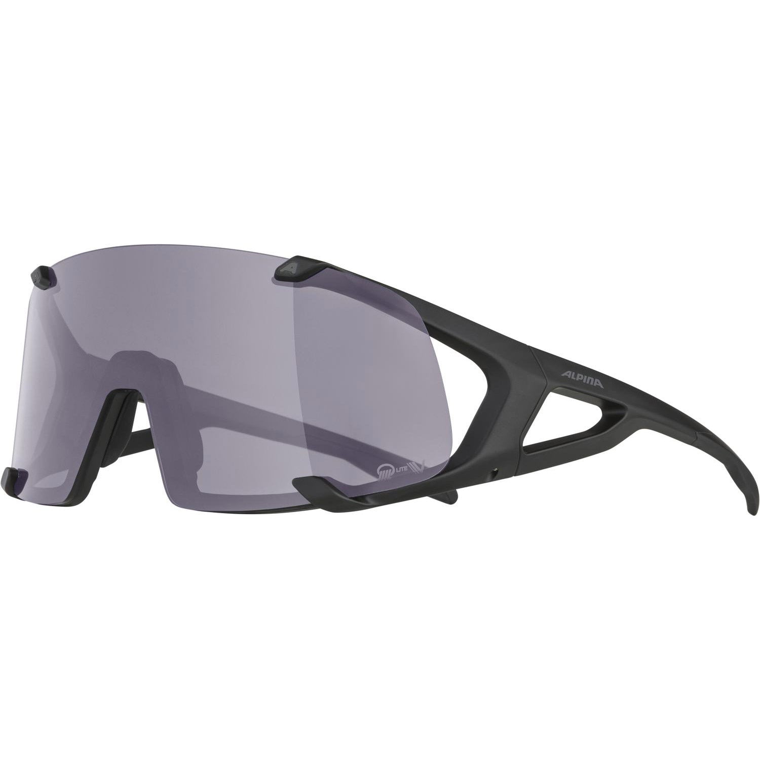 Alpina Sports Hawkeye Q-lite V schwarze Sportbrille