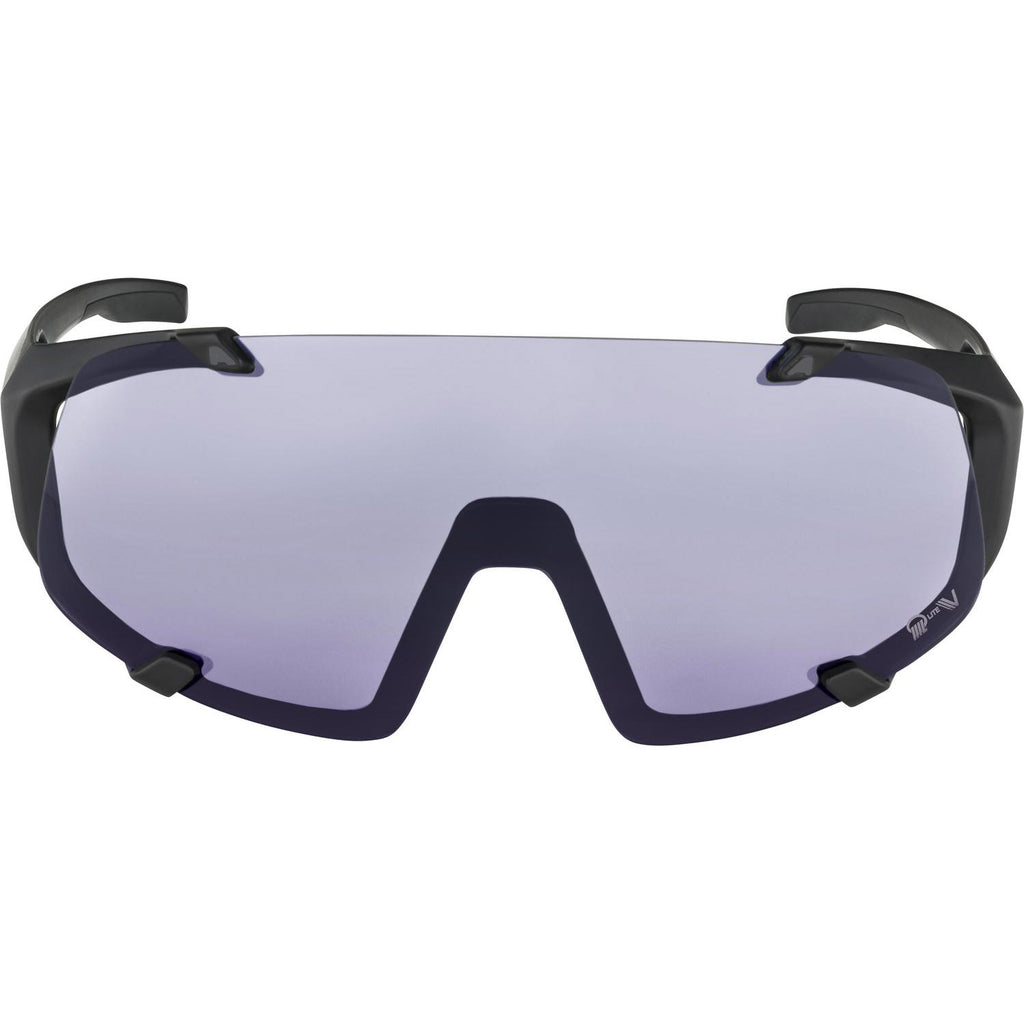 Alpina Sports Hawkeye Q-lite V schwarze Sportbrille