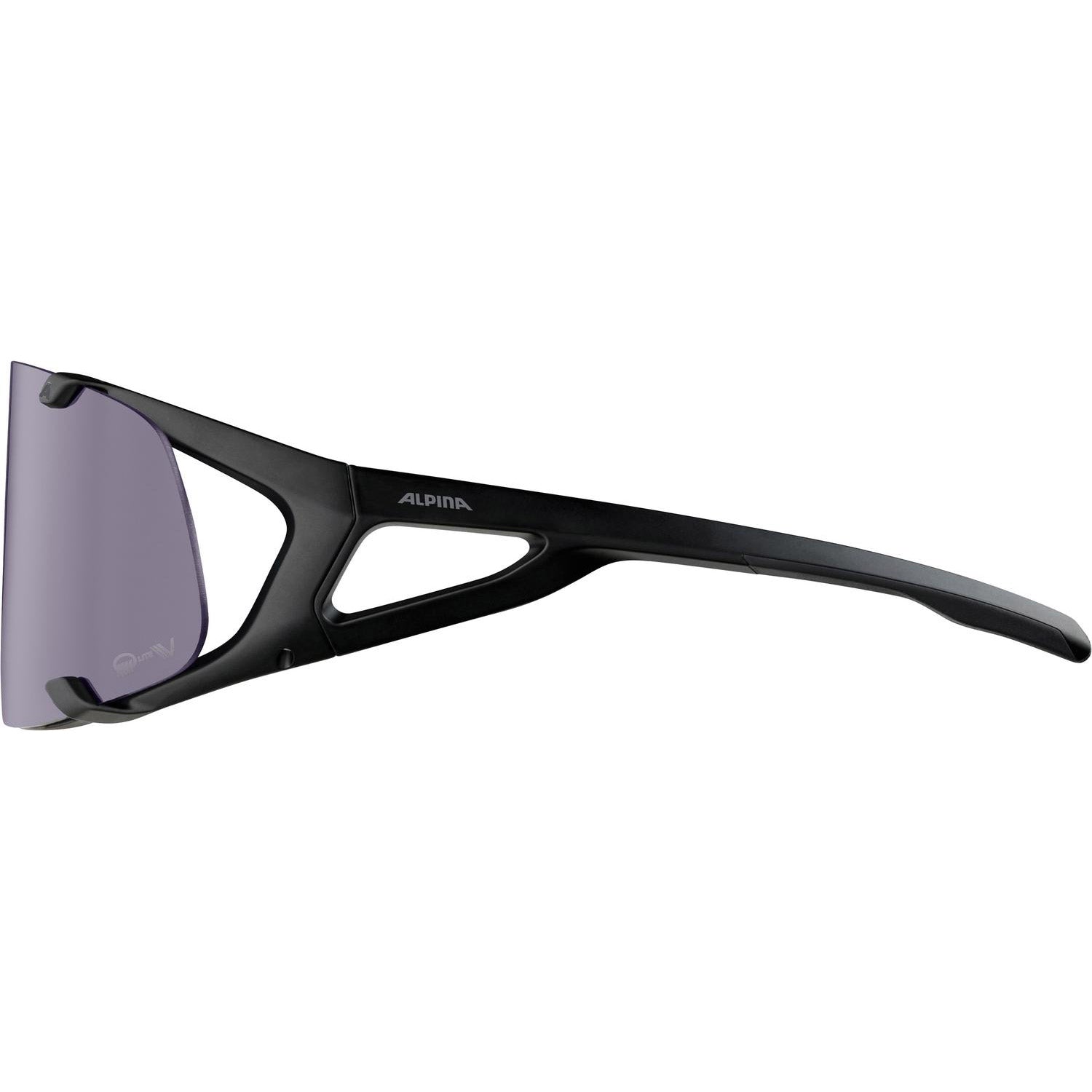 Alpina Sports Hawkeye Q-lite V schwarze Sportbrille