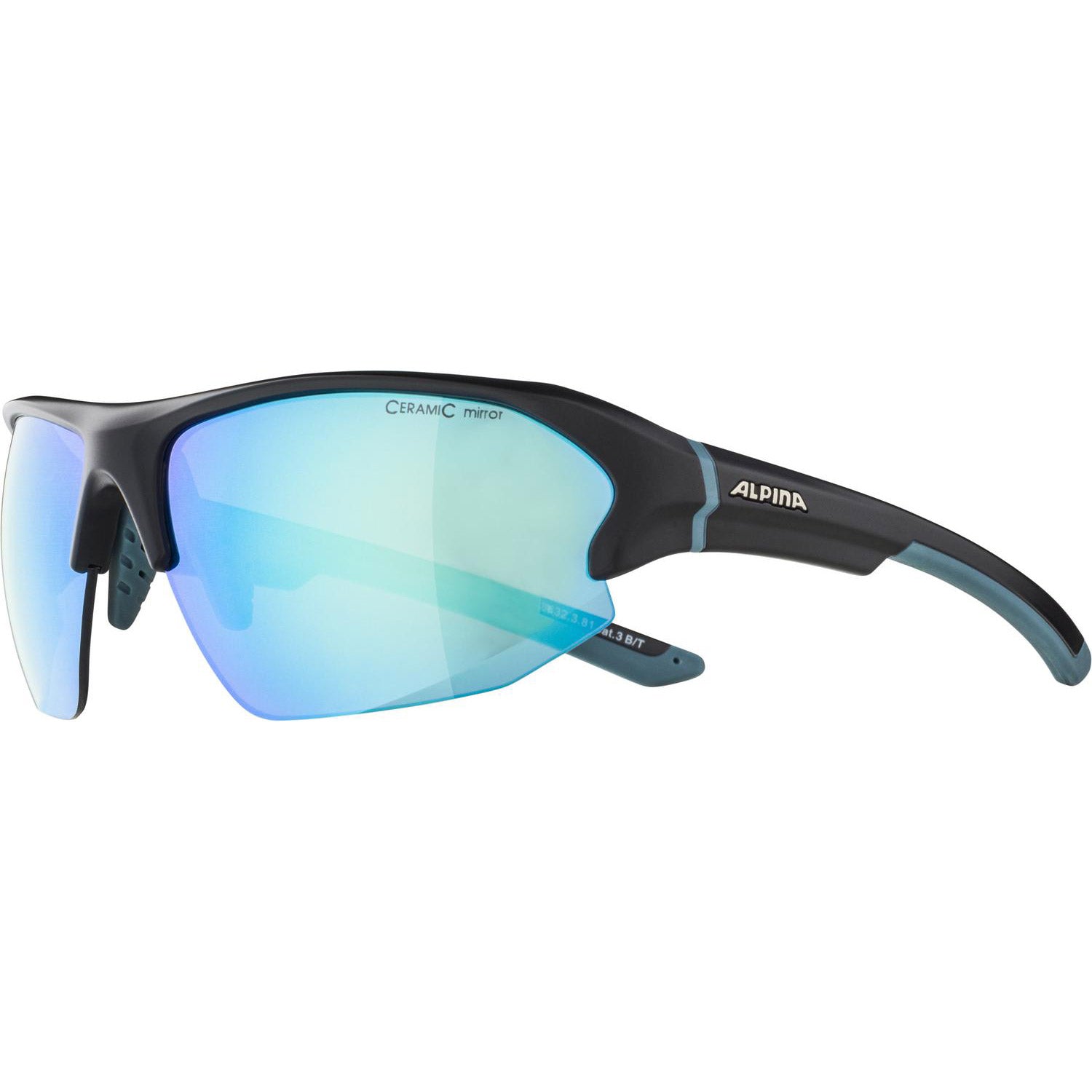 Alpina sports sportbril lyron hr zwart