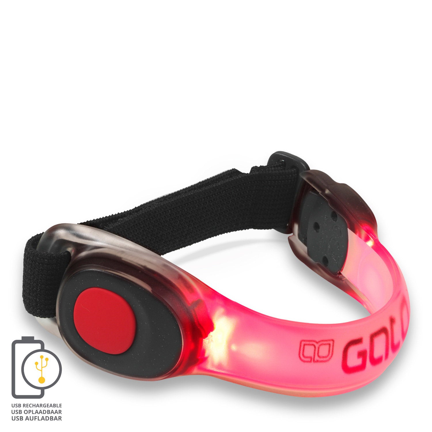 Gato Neon-LED-Armleuchte USB rot Einheitsgröße