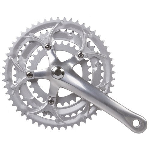 Rennkurbelgarnitur Dreifach 52 42 30t Alu 8-fach (113mm)
