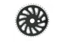 Kettenblatt BMX 44T einteilig Stahl schwarz
