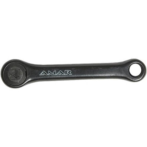 Linke Kurbel 125 mm schwarz