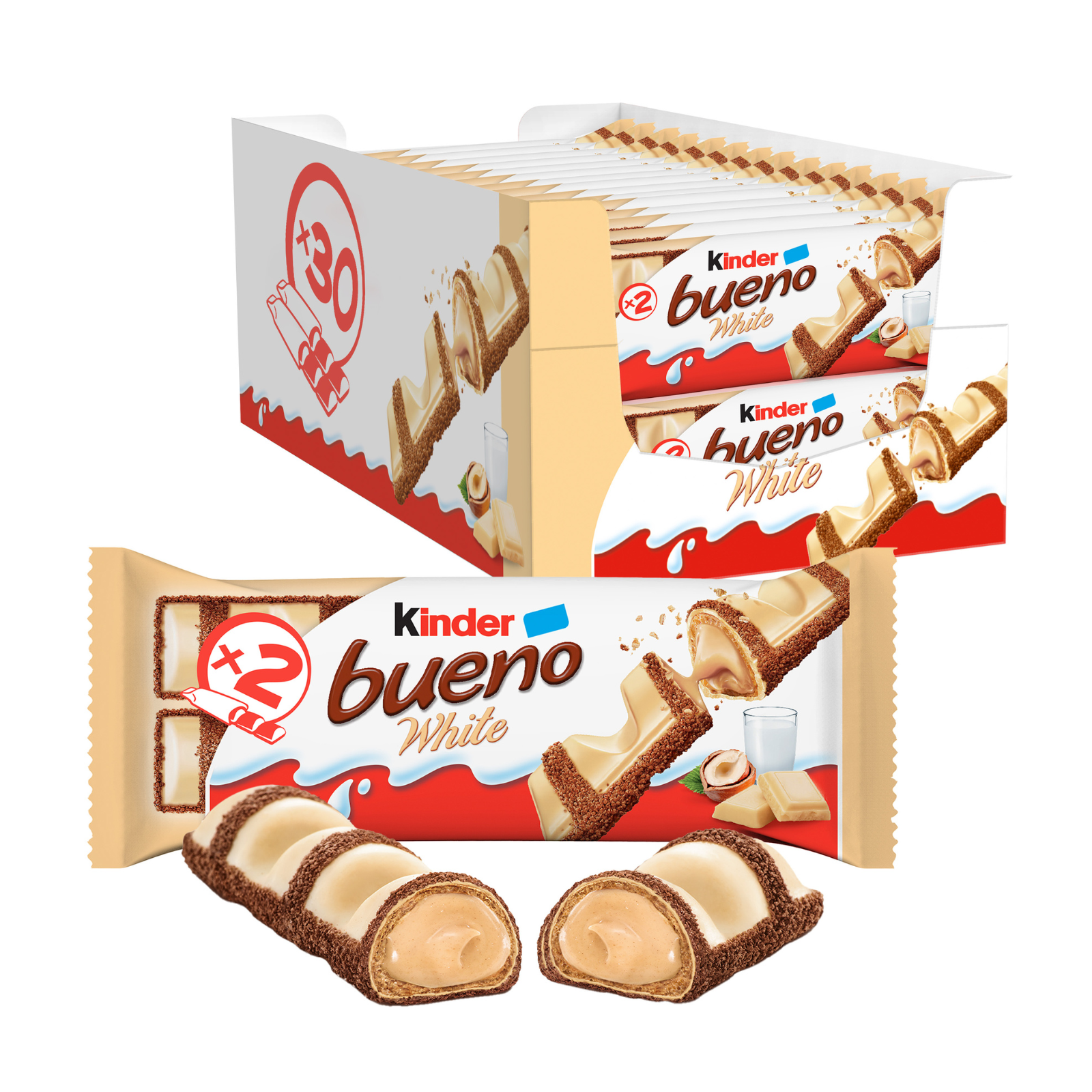 Kinder bueno white t2 (30 stuks)
