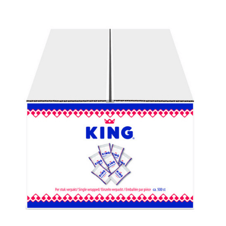 King pepermunt per stuk verpakt (500x 2gr)